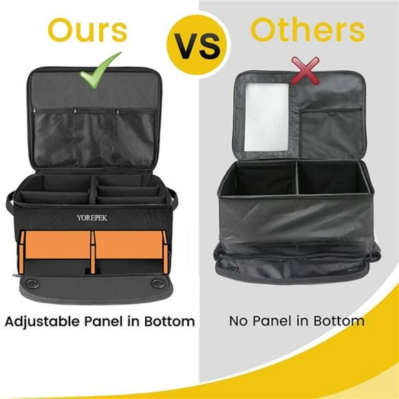 2 Layer Golf Trunk Organizer, Waterproof Car Golf Locker - Picture 3 of 6